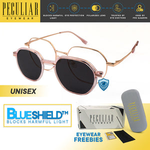 Peculiar Jee Deco Frame Anti-Radiation UV400 Magnetic Clip On Polarized Sunglasses Lens Replaceable Lenses Computer Eyewear for Men and Women