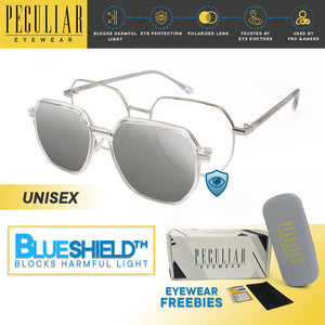 Peculiar Haru Deco Frame Anti-Radiation UV400 Magnetic Clip On Polarized Sunglasses Lens Replaceable Lenses Computer Eyewear for Men and Women