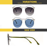 Peculiar Tori Round Frame Anti-Radiation UV400 Magnetic Clip On Polarized Sunglasses Lens Replaceable Lenses Computer Eyewear for Men and Women