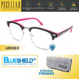Peculiar BASIC Anti-Radiation Computer Replaceable Eyewear Metal Acetate Women and Men