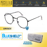 Peculiar BASIC Anti-Radiation Computer Replaceable Eyewear Metal Women and Men