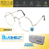 Peculiar BASIC Anti-Radiation Computer Replaceable Eyewear Metal Women and Men