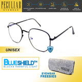 Peculiar BASIC Anti-Radiation Computer Replaceable Eyewear Metal Women and Men