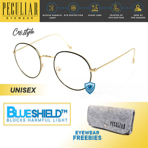 Peculiar BASIC Anti-Radiation Computer Replaceable Eyewear Metal Women and Men
