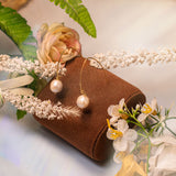 Peculiar Natural Baroque Pearls 18k Gold Plated Minimalist Drop Earrings - Jewelry