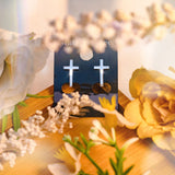 Peculiar Cross Jewelry Stainless Steel Stud Earring