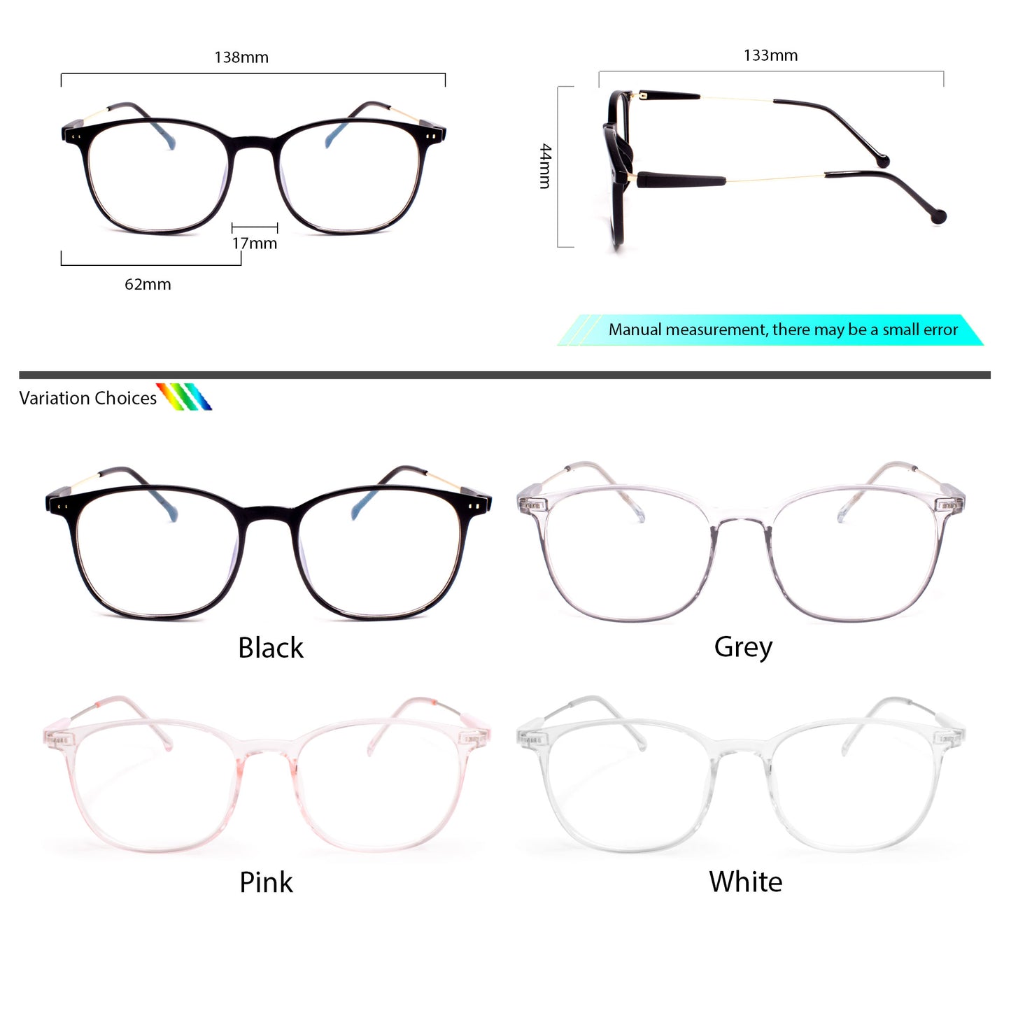 Peculiar Saint Celest Square Anti Radiation Glasses Anti Radiation Eyeglass for Woman Men