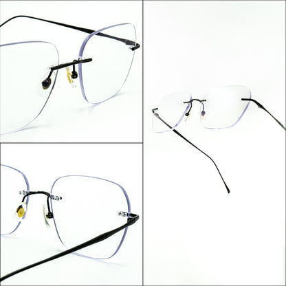 Peculiar Amari Titanium Alloy Rimless