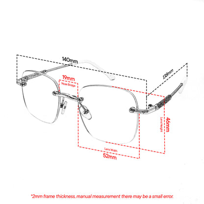 Peculiar Aura Alloy Rimless