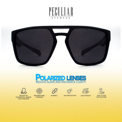 Peculiar Zep Avaitor Acetate Polarized Sports Anti-Radiation Sunglass Eyewear for Woman Men