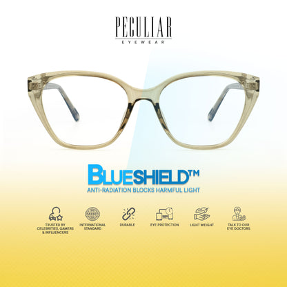 Peculiar Nero Cat Eye Acetate Steel Computer Glasses Anti Radiation Eyeglass Replaceable Men Women