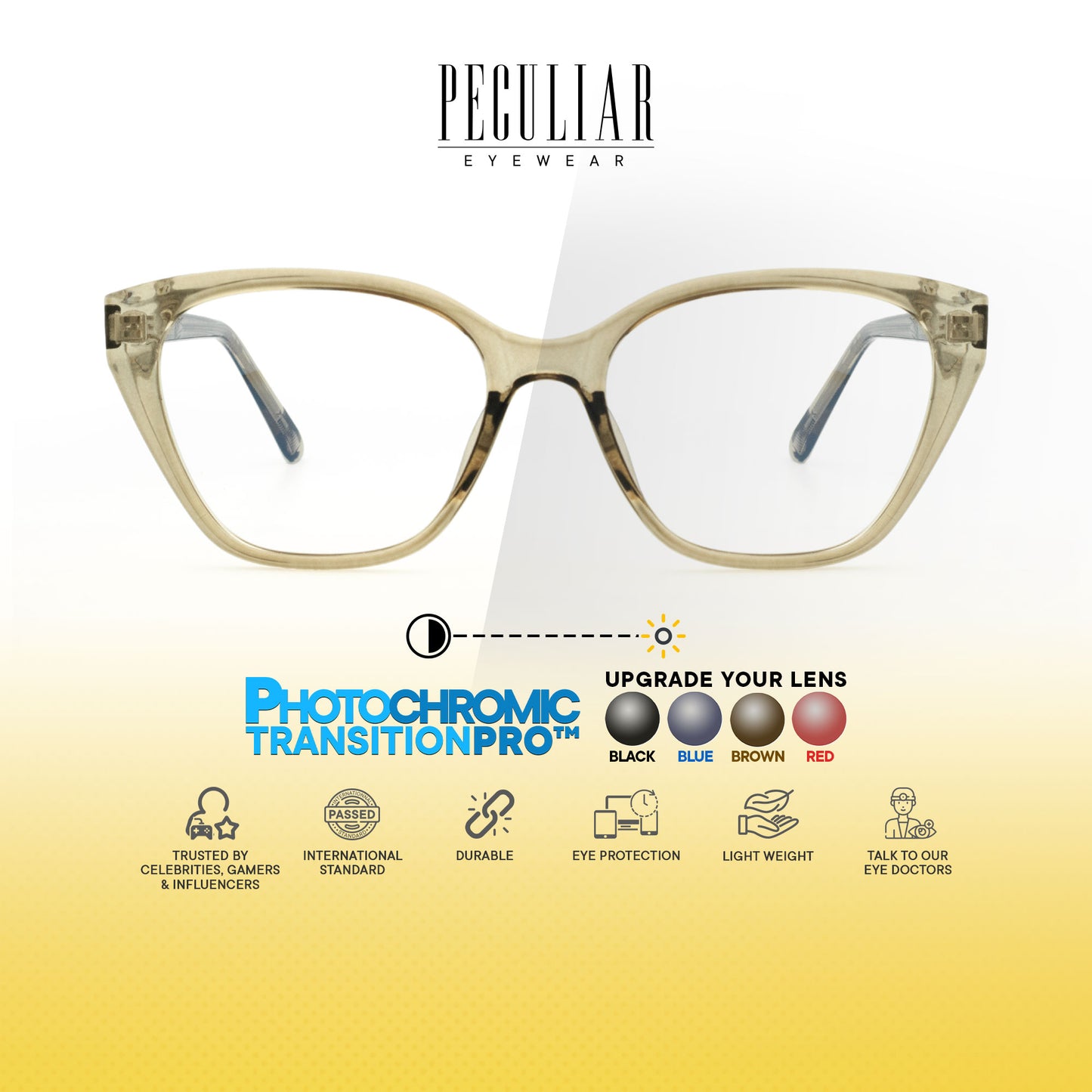 Peculiar Nero Cat Eye Acetate Steel Computer Glasses Anti Radiation Eyeglass Replaceable Men Women