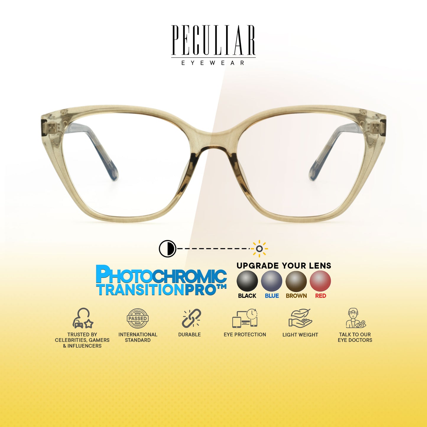 Peculiar Nero Cat Eye Acetate Steel Computer Glasses Anti Radiation Eyeglass Replaceable Men Women