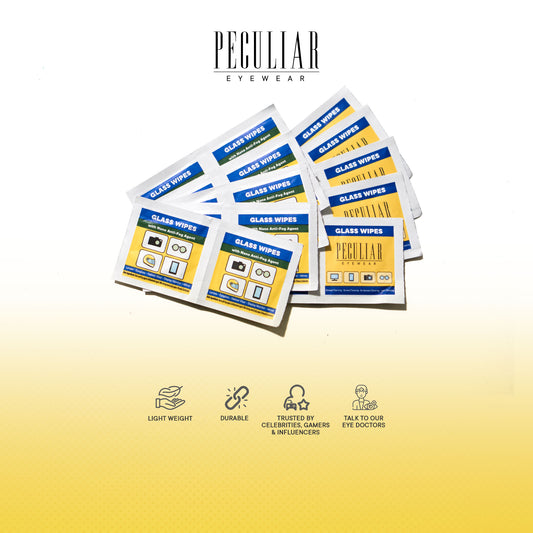 Peculiar Anti-Fog and Glass Wipes 20pcs only Bundle Nano-Technology Cleaner Non-Toxic Quick Dry