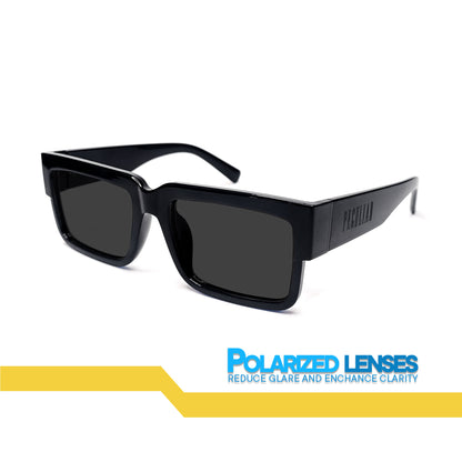 Peculiar Uno Square Acetate Black Lens Sunglass Polarized Anti Rad Eyeglass Replaceable Lens Frames PhotoChromic TransitionPro  UV400 Lens Photochromic TAC Lens for Men and Women