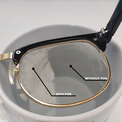 Peculiar Anti-Fog & Aoki Square Bundle Frame Full Rim TransitionPro Photochromic Anti-radiation Glasses Anti Radiation Eyeglass for Woman and Men Anti Radiation Eyeglass Shades for Men and