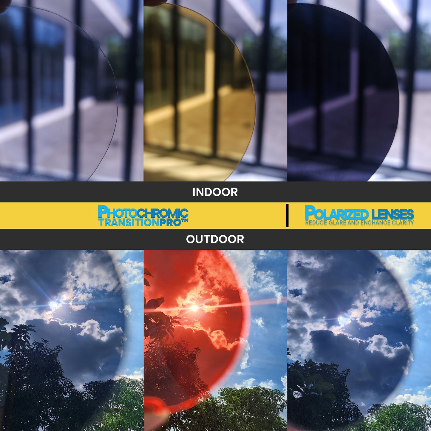 Peculiar Anti-Fog & Aoki Square Bundle Frame Full Rim TransitionPro Photochromic Anti-radiation Glasses Anti Radiation Eyeglass for Woman and Men Anti Radiation Eyeglass Shades for Men and