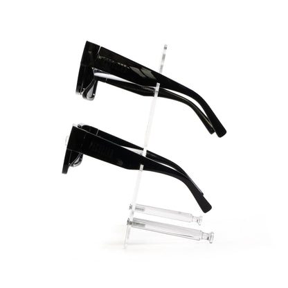 Peculiar Eyewear 2-Tier Acrylic Slanted Eyewear Display Stand Rack Organizer Eyeglass Sunglass