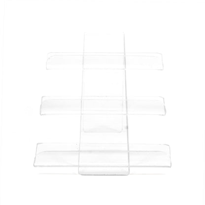 Peculiar Eyewear 3-Tier Acrylic Angle Eyewear Display Stand Rack Organizer Eyeglass Sunglass