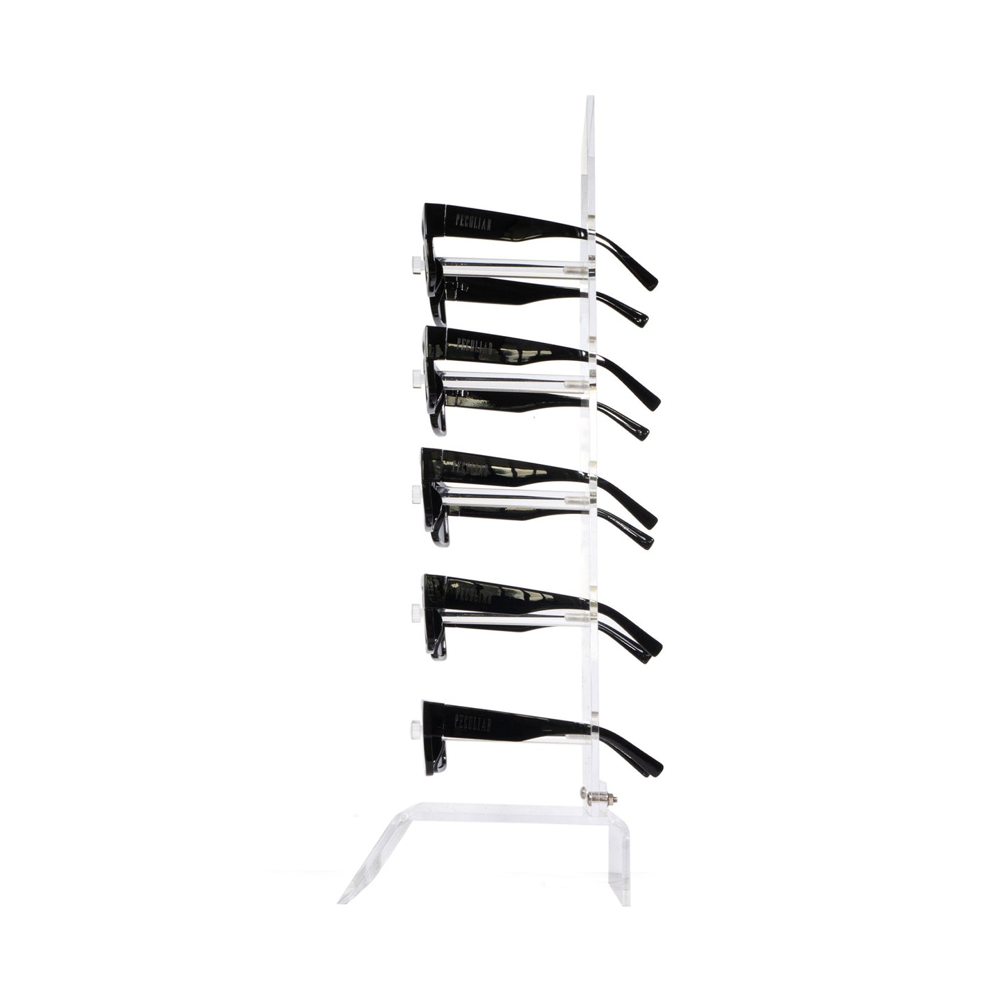 Peculiar Eyewear 5-Tier Acrylic Tower Eyewear Display Stand Rack Organizer Eyeglass Sunglass