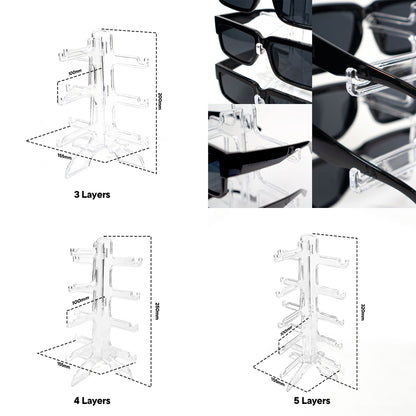 Peculiar Eyewear Acrylic Tree Eyewear Display Stand Rack Organizer Eyeglass Sunglass