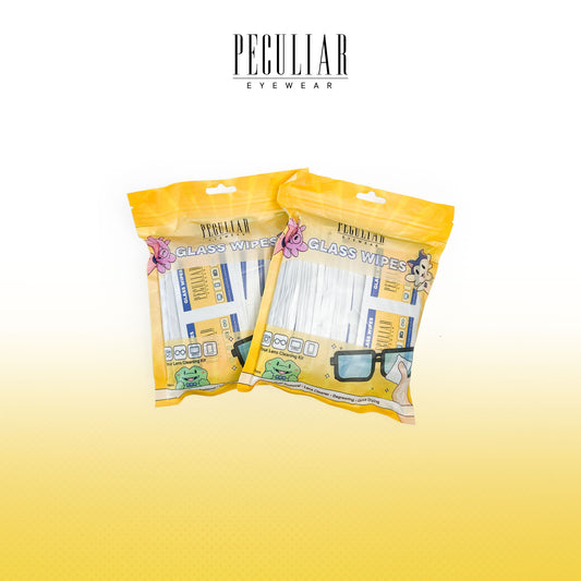 Peculiar Eyewear Buy 1 Take 1 Glass-Wipes Dust Eyeglasses Cleaner Degreaser Non-Toxic Quick Dry