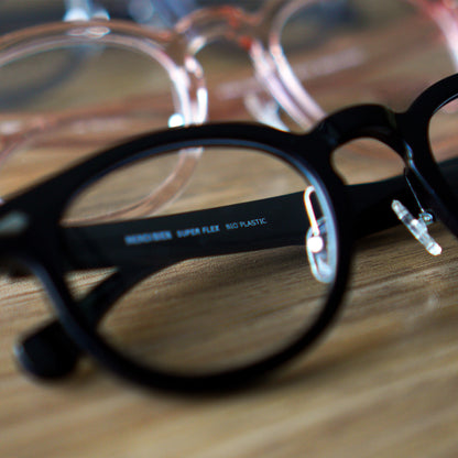 Peculiar Jisu Round Korean BIO-Plastic Super Flex Computer Anti-Radiation Replaceable Lens Eyeglasses