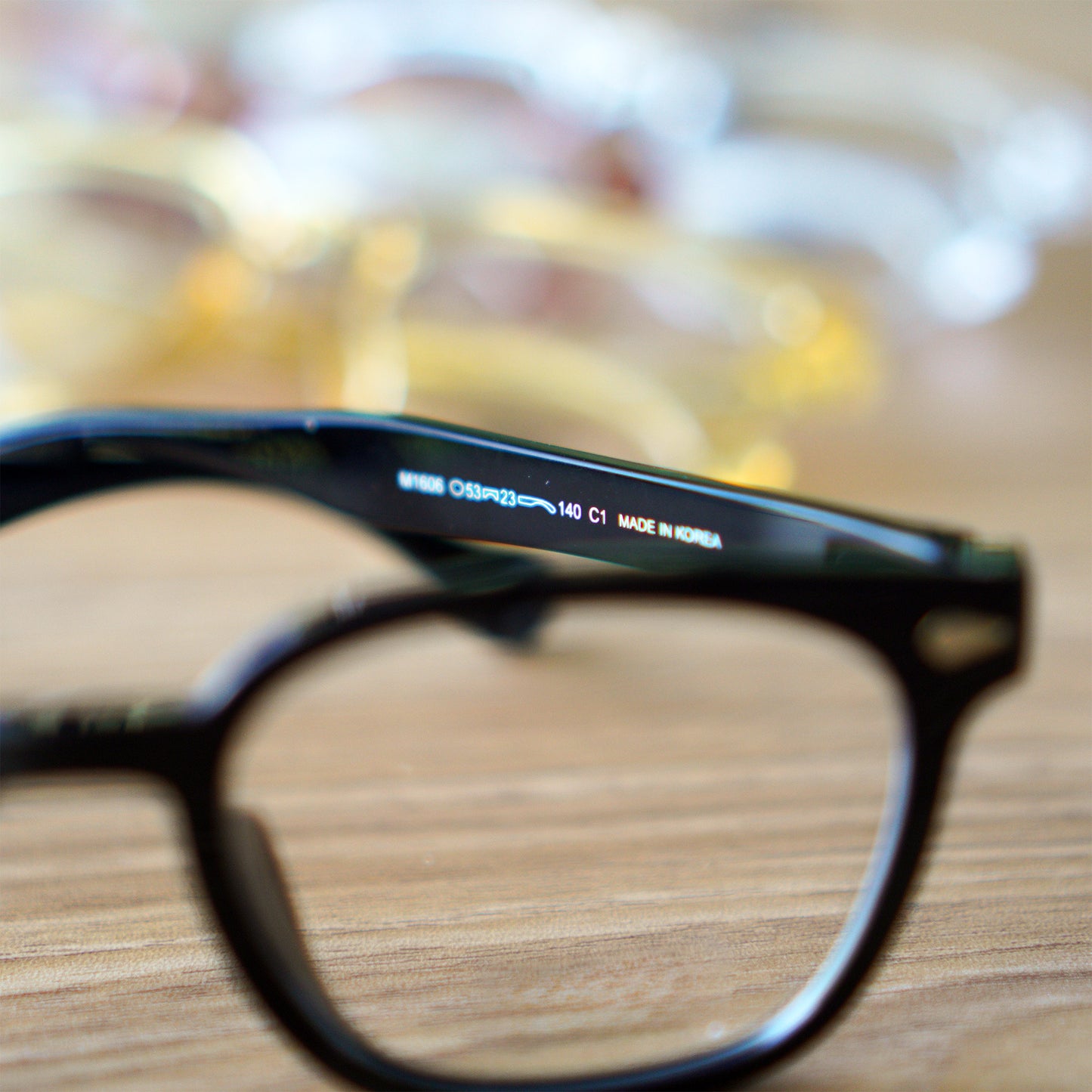 Peculiar Jihu Square Korean BIO-Plastic Super Flex Computer Anti-Radiation Replaceable Lens Eyeglasses