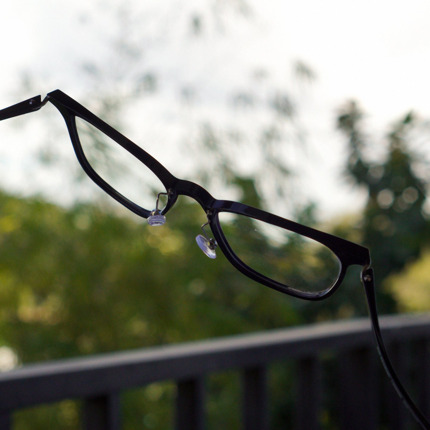 Peculiar Suji Square Korean BIO-Plastic Super Flex Computer Anti-Radiation Replaceable Lens Eyeglasses