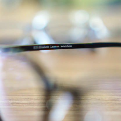 Peculiar Suji Square Korean BIO-Plastic Super Flex Computer Anti-Radiation Replaceable Lens Eyeglasses