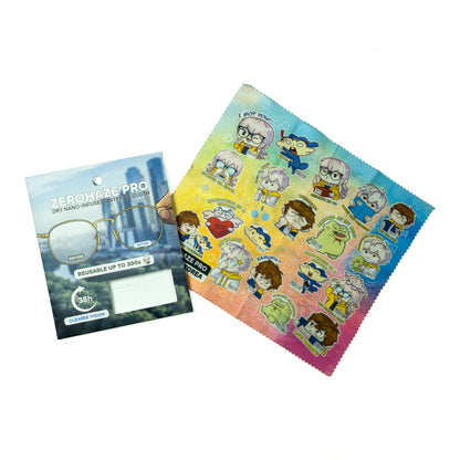 Peculiar ZeroHazePro Infuse Anti-Fog Nano-Technology Cloth Reuseable 300x for 38 hours Non-Toxic