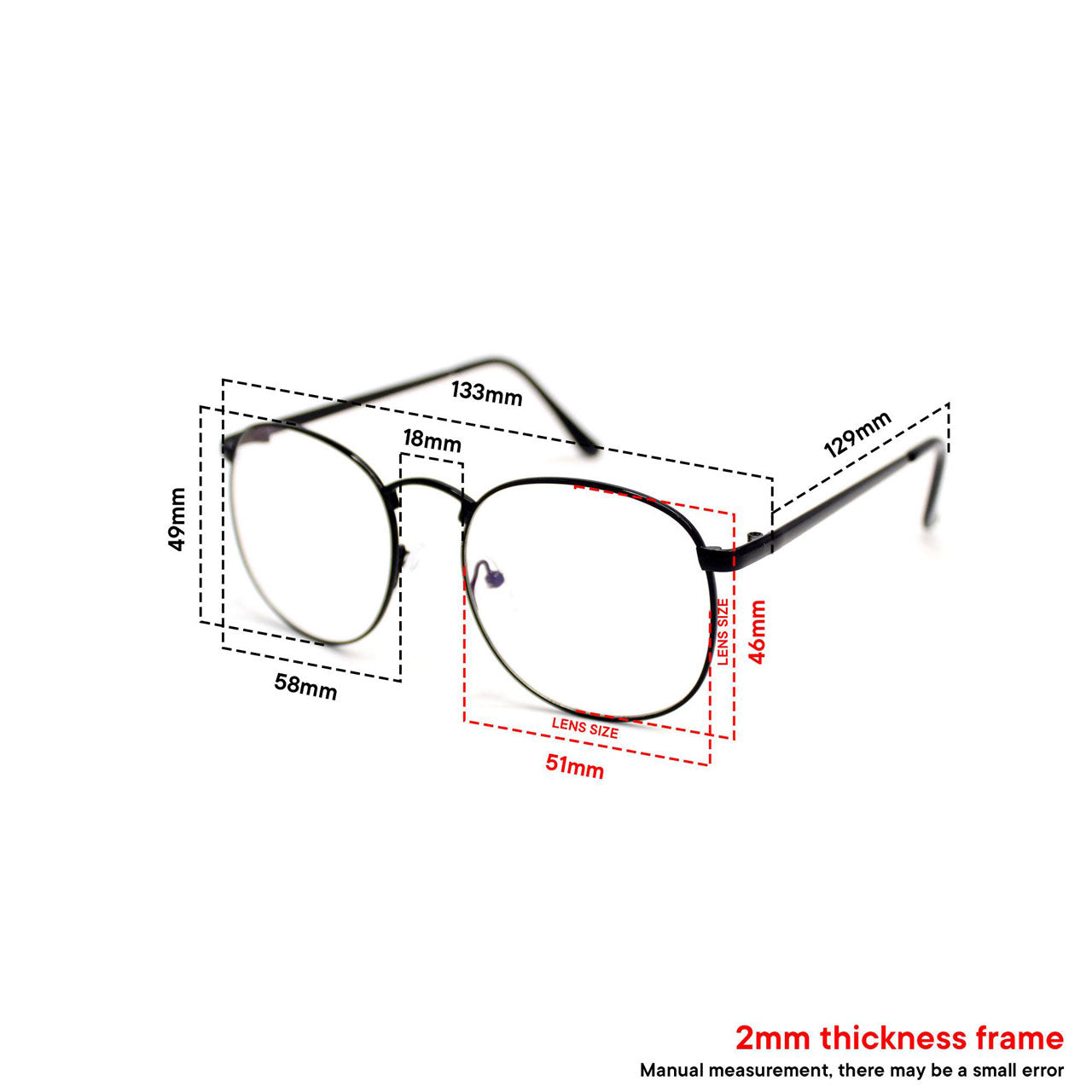 Peculiar Hugo Square Metal Sunglasses Polarized TAC UV400 & Anti-Rad Lenses Replaceable Frames for Men & Women