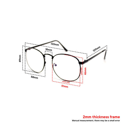 Peculiar Hugo Square Metal Sunglasses Polarized TAC UV400 & Anti-Rad Lenses Replaceable Frames for Men & Women