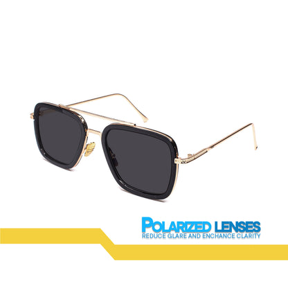 Peculiar Luke Aviator Acetate Sunglasses Polarized TAC UV400 & Anti-Rad Lenses Replaceable Frames for Men & Women