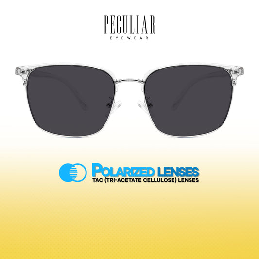 Peculiar Kyle Square Acetate Sunglasses Polarized TAC UV400 & Anti-Rad Lenses Replaceable Frames for Men & Women