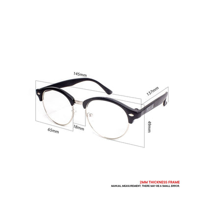 Peculiar Rek Round Metal Sunglasses Polarized TAC UV400 & Anti-Rad Lenses Replaceable Frames for Men & Women