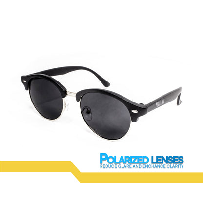 Peculiar Rek Round Metal Sunglasses Polarized TAC UV400 & Anti-Rad Lenses Replaceable Frames for Men & Women