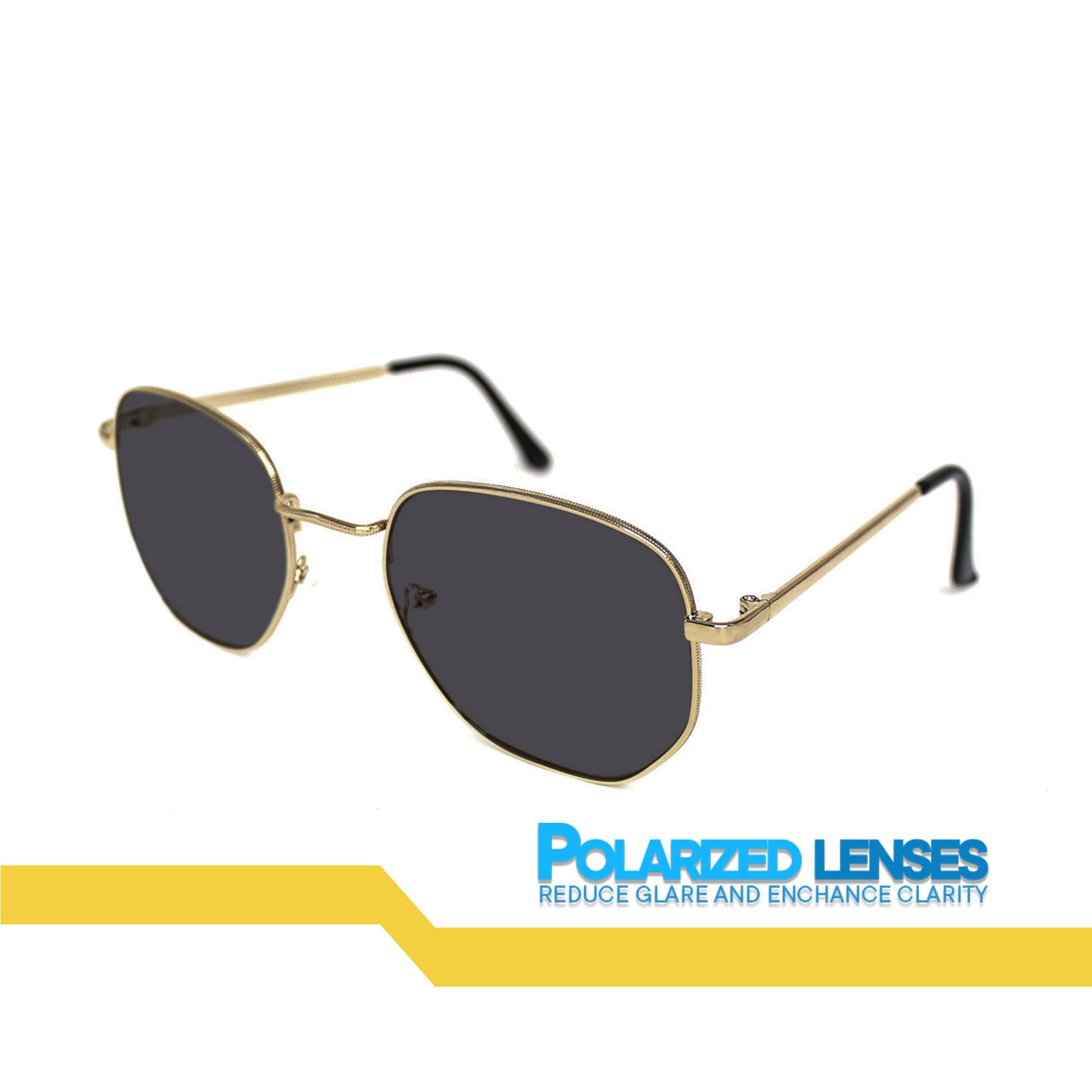 Peculiar Angel Deco Sunglasses Polarized TAC UV400 & Anti-Rad Lenses Replaceable Frames for Men & Women