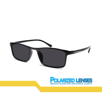 Peculiar Florence Rectangle Acetate Sunglasses Polarized TAC UV400 & Anti-Rad Lenses Replaceable Frames for Men & Women