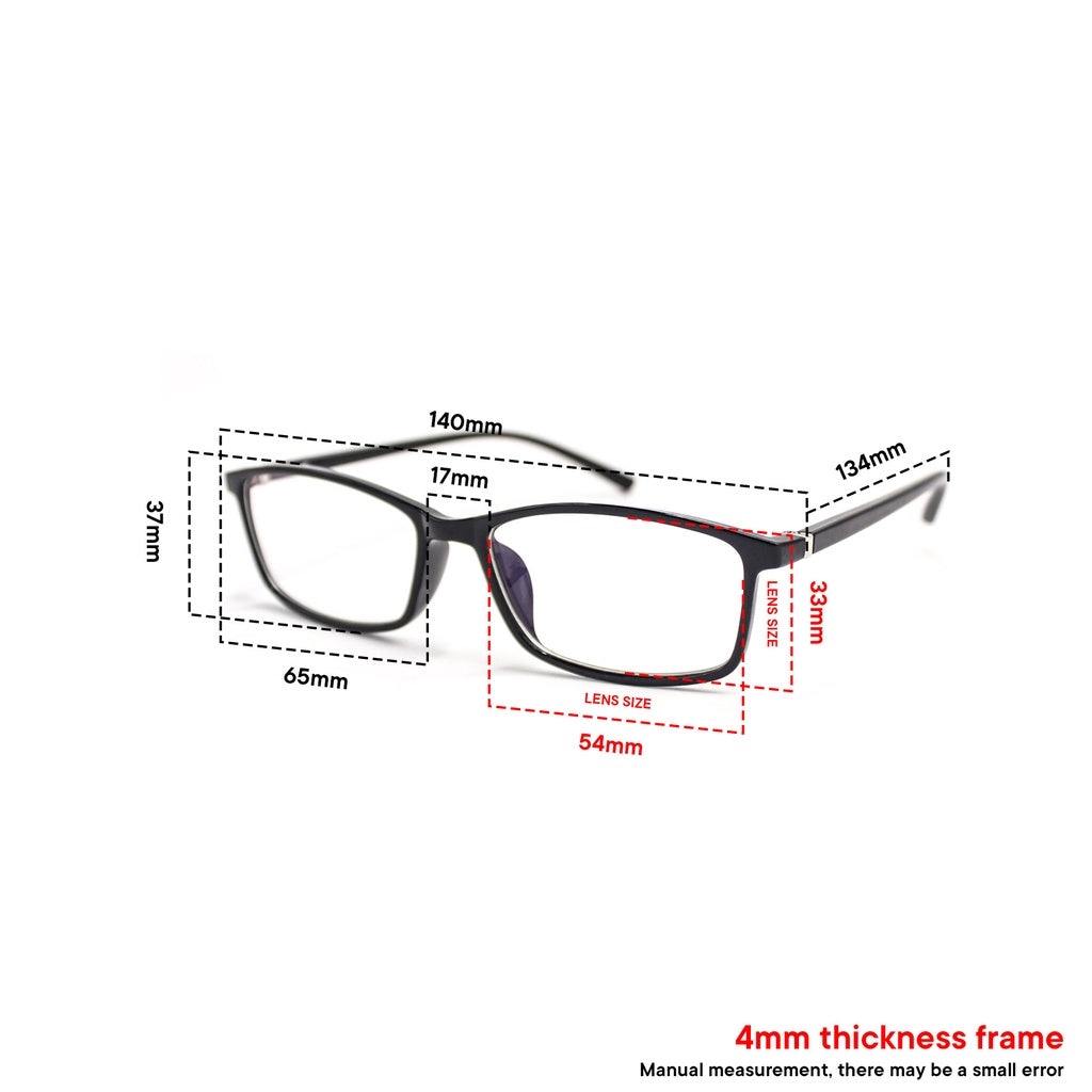 Peculiar Maxx Rectangle Acetate Sunglasses Polarized TAC UV400 & Anti-Rad Lenses Replaceable Frames for Men & Women