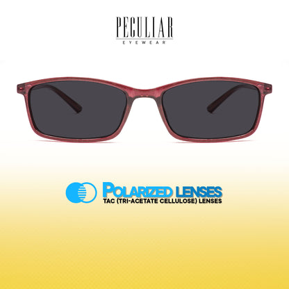 Peculiar Maxx Rectangle Acetate Sunglasses Polarized TAC UV400 & Anti-Rad Lenses Replaceable Frames for Men & Women