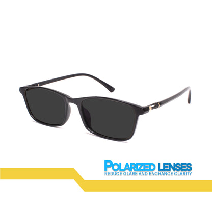 Peculiar Sean Rectangle Acetate Sunglasses Polarized TAC UV400 & Anti-Rad Lenses Replaceable Frames for Men & Women