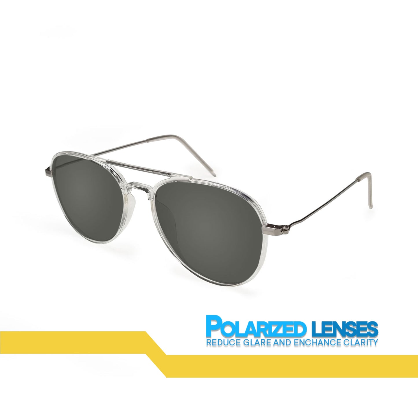 Peculiar Hero Aviator Acetate Sunglasses Polarized TAC UV400 & Anti-Rad Lenses Replaceable Frames for Men & Women