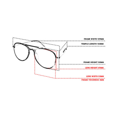 Peculiar Hero Aviator Acetate Sunglasses Polarized TAC UV400 & Anti-Rad Lenses Replaceable Frames for Men & Women