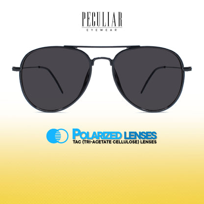 Peculiar Hero Aviator Acetate Sunglasses Polarized TAC UV400 & Anti-Rad Lenses Replaceable Frames for Men & Women
