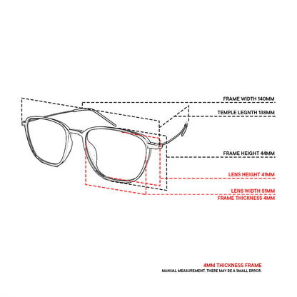 Peculiar Saber Square Acetate Sunglasses Polarized TAC UV400 & Anti-Rad Lenses Replaceable Frames for Men & Women