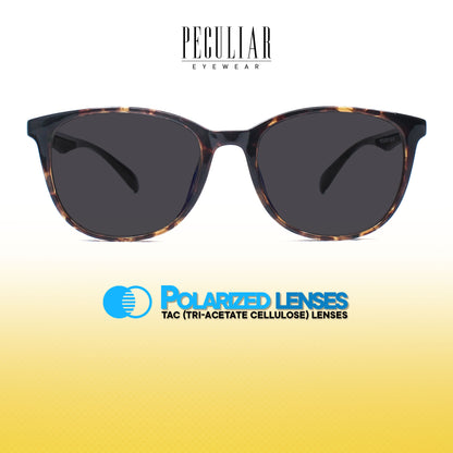 Peculiar Magnus Square Acetate Sunglasses Polarized TAC UV400 & Anti-Rad Lenses Replaceable Frames for Men & Women