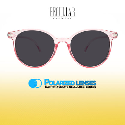 Peculiar Andy Round Acetate Sunglasses Polarized TAC UV400 & Anti-Rad Lenses Replaceable Frames for Men & Women