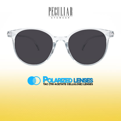 Peculiar Andy Round Acetate Sunglasses Polarized TAC UV400 & Anti-Rad Lenses Replaceable Frames for Men & Women