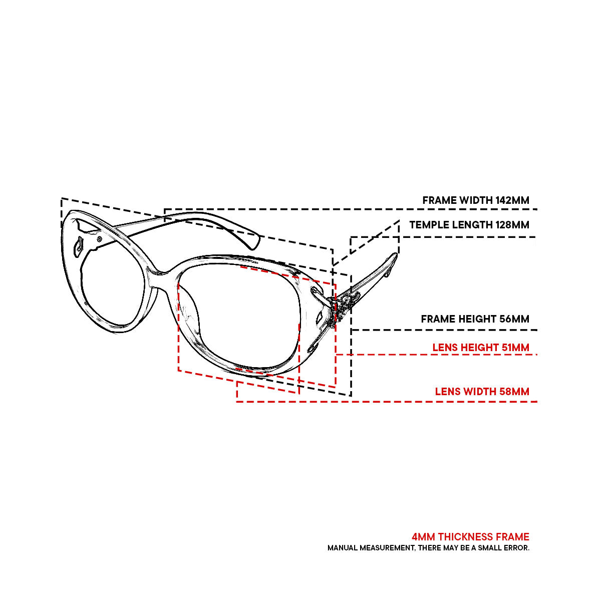 Peculiar Lulu Round Oversize Acetate Sunglasses Polarized TAC UV400 & Anti-Rad Lenses Replaceable Frames for Men & Women